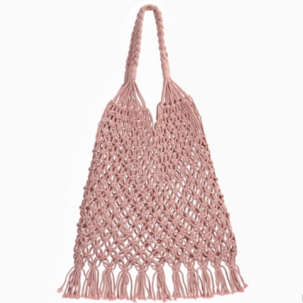 Crochet macrame Shopping tote beach bag